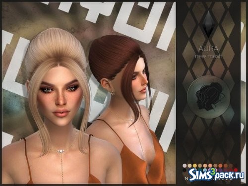 Прическа Aura от Nightcrawler Sims