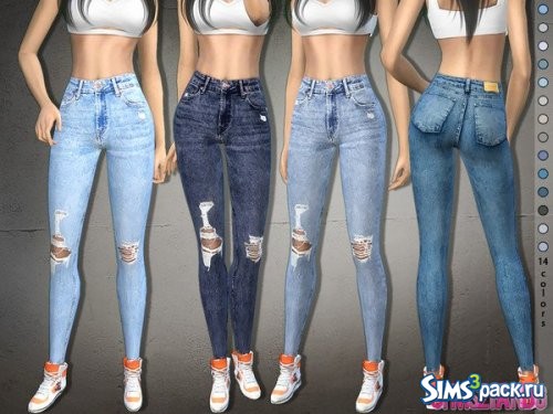 Джинсы Ripped Skinny от sims2fanbg