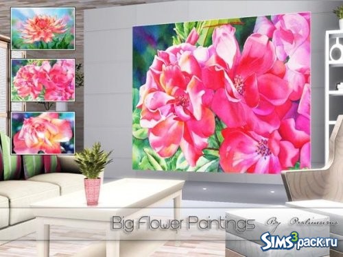 Картины Big Flower от Pralinesims