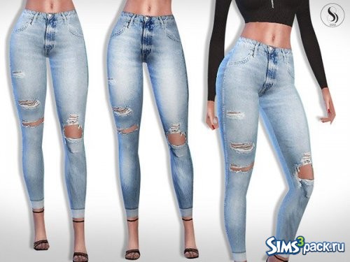 Джинсы Ultra Realistic Ripped Skinny от Saliwa