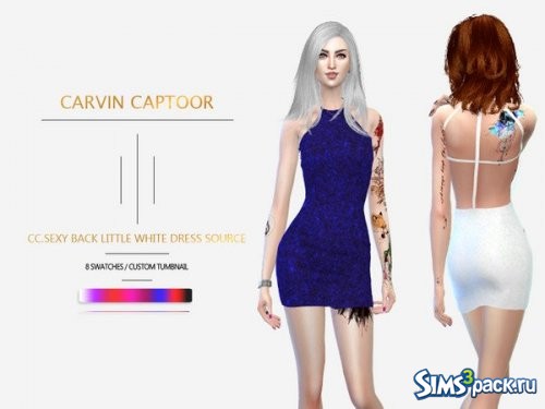 Платье Sexy Back Little White от carvin captoor