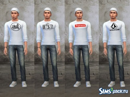 Свитшот Street logo от Rebel thread sims