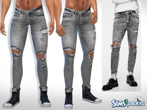 Джинсы Faded Skinny Grey от Saliwa