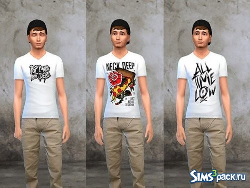 Футболки Pop-punk 2 от Rebel thread sims