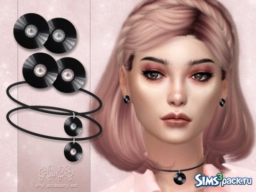 Сет аксессуаров Vinyl от 4w25 Sims