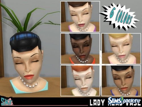 Декоративная ваза Lady Head Vase 2.0 от Shannanigan