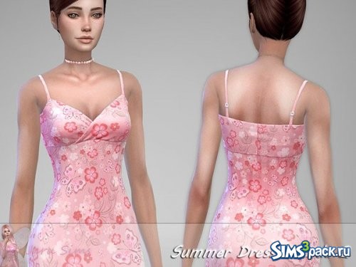 Летнее платье Brenda 2 от Jaru Sims