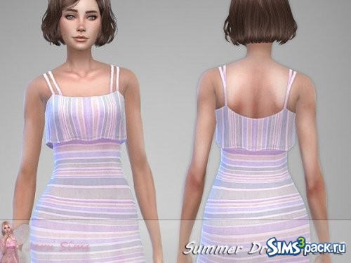 Летнее платье Thea 2 от Jaru Sims