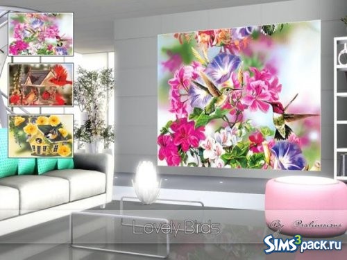 Картины Lovely Birds от Pralinesims