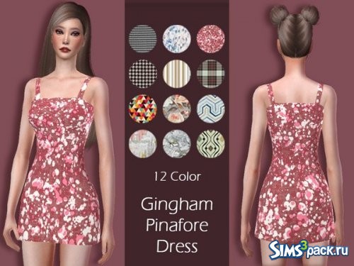 Платье Gingham Pinafore от Lisaminicatsims