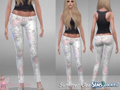 Летние джинсы Teresa 1 от Jaru Sims