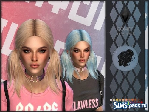 Прическа Comet от Nightcrawler Sims