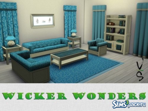 Гостиная Wicker Wonders от Veckah