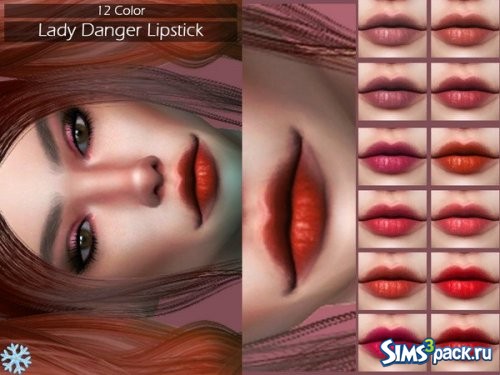 Помада Lady Danger от Lisaminicatsims