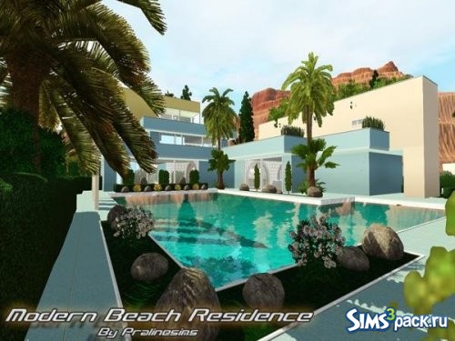 Дом Modern Beach от Pralinesims