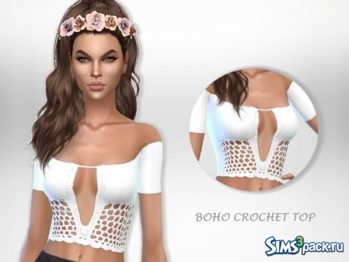 Топ Boho Crochet от Puresim