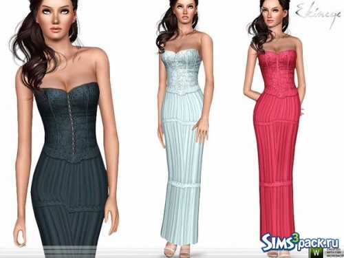 Платье Strapless Maxi от ekinege