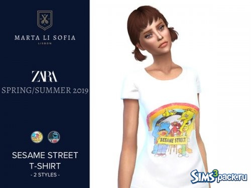 Футболка Zara Sesame Street от martalisofia