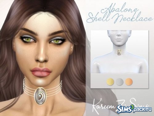 Чокер Abalone Shell от KareemZiSims