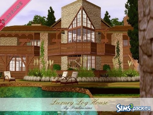 Дом Luxury Log от Pralinesims