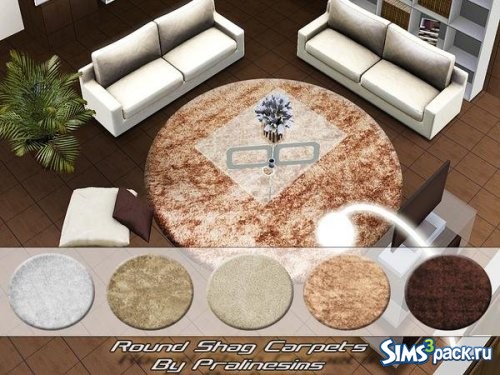 Ковры Round Shag от Pralinesims