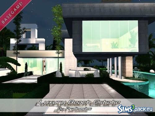 Дом Luxury Beach Estate от Pralinesims