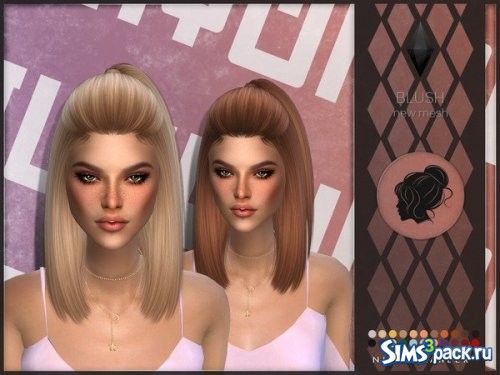 Прическа Blush от Nightcrawler Sims