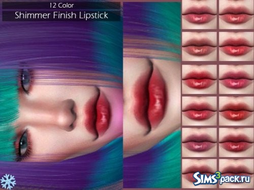 Помада Shimmer Finish от Lisaminicatsims