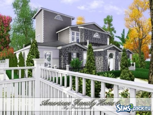 Дом American Family 6 от Pralinesims