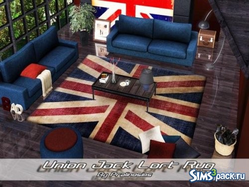 Ковер Union Jack Loft от Pralinesims