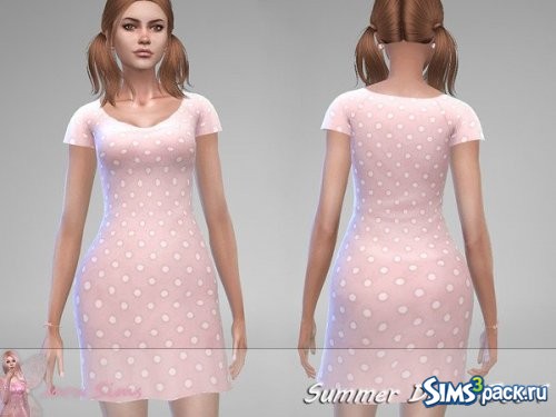 Летнее платье Zoe 1 от Jaru Sims