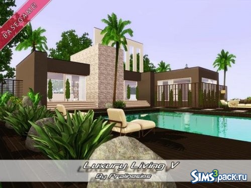 Дом Luxury Living 5 от Pralinesims