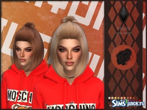 Прическа Mars от Nightcrawler Sims