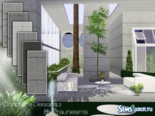 Текстуры Concrete Designs 2 от Pralinesims