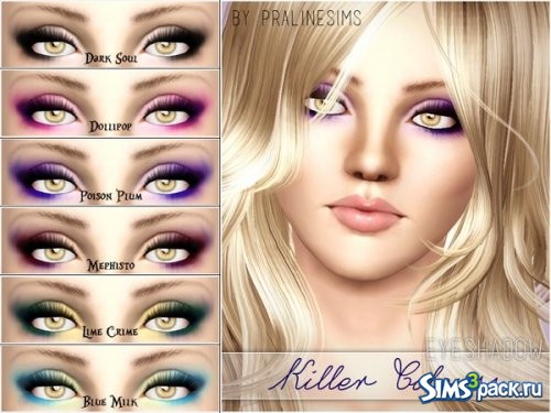 Тени для век Killer Colours от Pralinesims