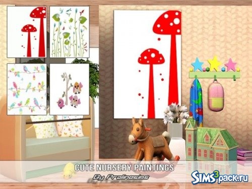 Картины Cute Nursery от Pralinesims