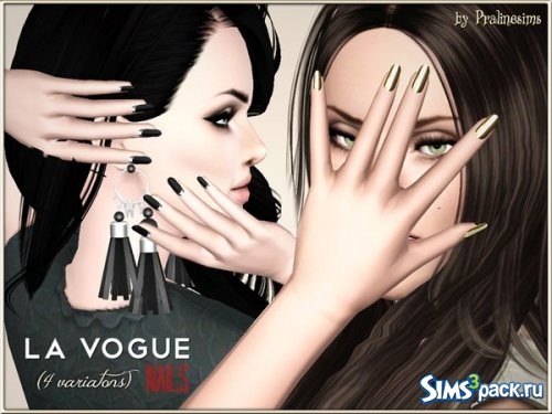 Ногти La Vogue от Pralinesims