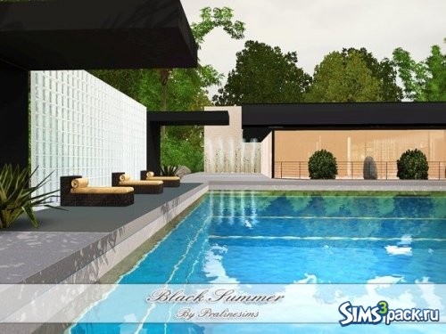 Дом Black Summer от Pralinesims