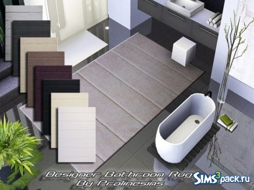 Ковры Designer Bathroom от Pralinesims