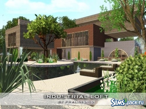 Дом Industrial Loft от Pralinesims