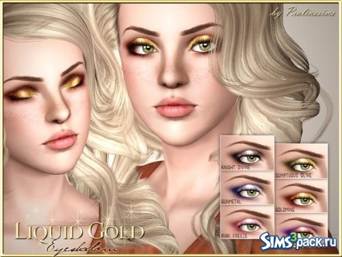 Тени для век Liquid Gold от Pralinesims