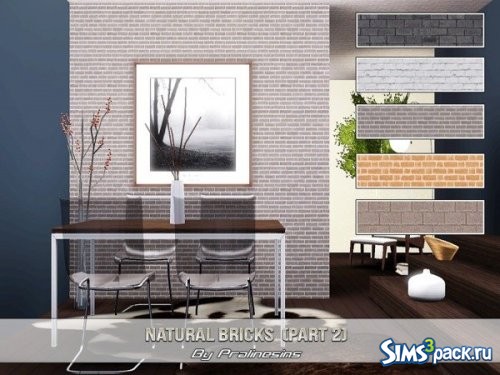 Текстуры Natural Bricks 2 от Pralinesims