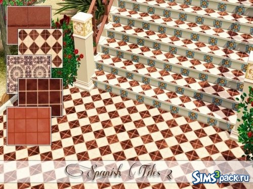 Текстуры Spanish Tiles 2 от Pralinesims