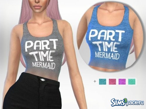 Майка Part Time Mermaid от Puresim