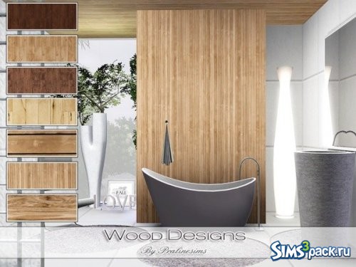 Текстуры Wood Designs от Pralinesims