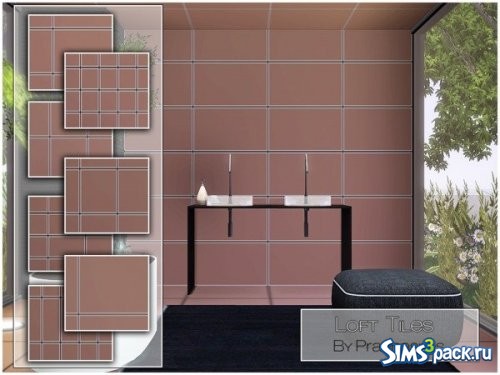 Текстуры Loft Tiles от Pralinesims