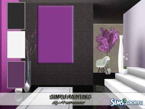 Картины Simple от Pralinesims