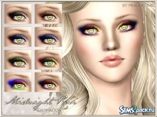 Тени для век Midnight Rose от Pralinesims