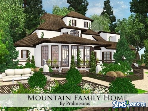 Дом Mountain Family от Pralinesims