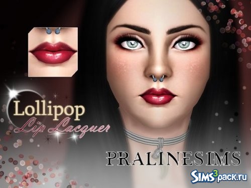 Блеск для губ Lollipop от Pralinesims